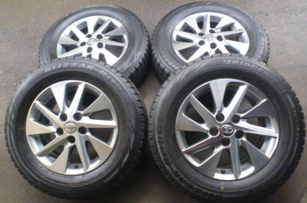 超美品！8分山！215/65R16 アルファード ヴェルファイア HV 純正 