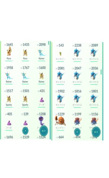 ポケモンGO ポケモンGOのアカウントデータ、RMTの販売・買取一覧