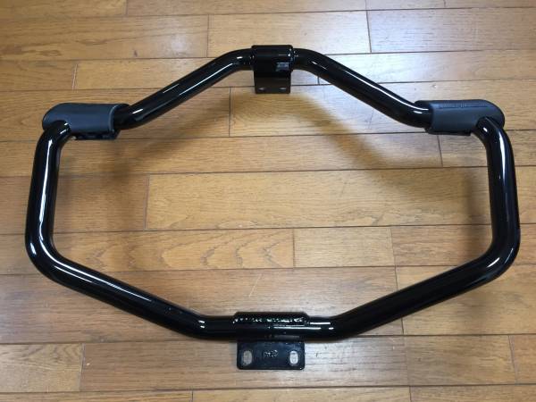 ブラック マスタッシュ・エンジンガード 値引き！スポーツスター用純正