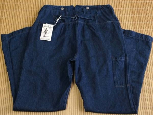 フリーホイーラーズ コンダクターパンツ リネンデニム ３４ 美品