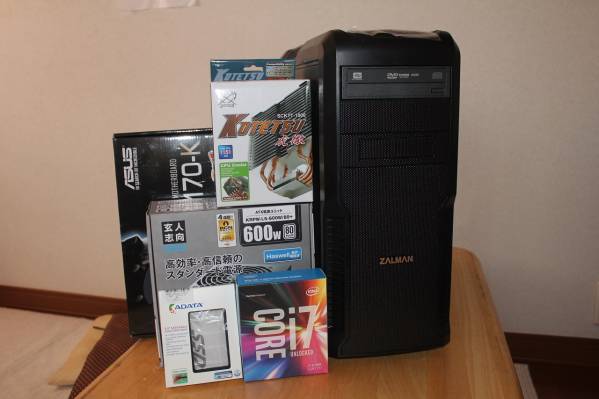 ☆自作PC/Z9/Z77/i7-2700K/8G/GTX670/500G/BD/600W/Win7☆ Lazer3D LZ7