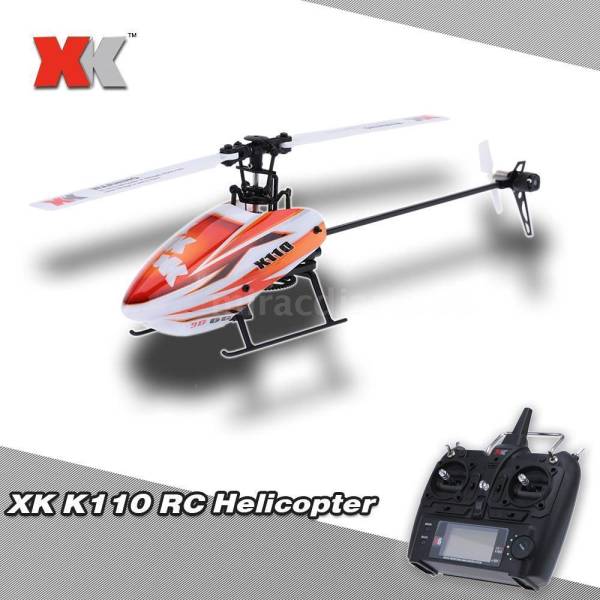 XK K110 RTFセット 6ch ヘリコプター 送信機プロポ付き 新品 6CH