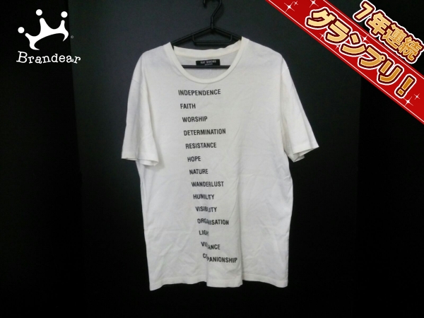 ラフシモンズ 半袖Tシャツ L レディース アイボリー ARCHIVES