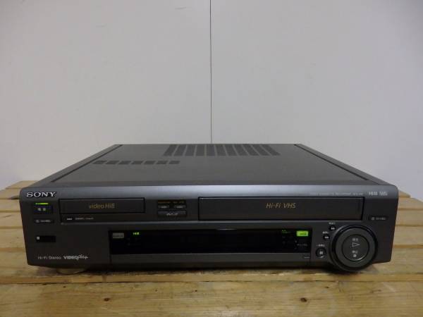SONY Hi8+VHSビデオデッキ WV-H4 ジャンク品 8ミリビデオデッキ ビデオ