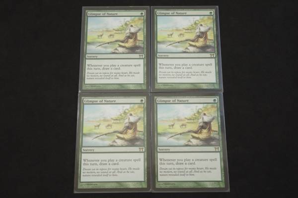 MTG 垣間見る自然 Glimpse of Nature 英語版 4枚組 プレイド