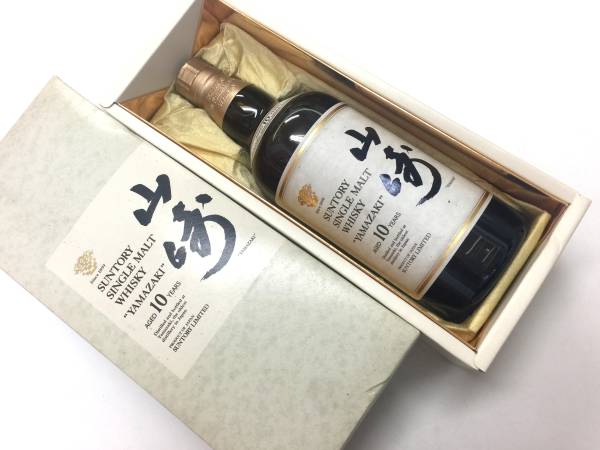 ウイスキー] サントリー 山崎 10年 ホワイトラベル 700ml 箱 仙19未開
