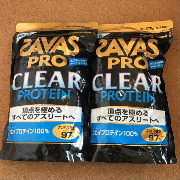 ◎新品 明治 ザバス プロ クリアプロテイン ホエイ１０0 2セット