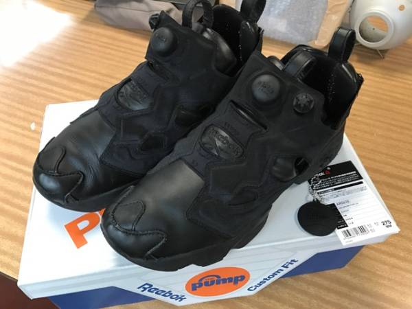 ジャーナルスタンダード別注リーボックポンプフューリー黒レザー