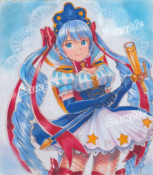 同人手描きイラスト 初音ミク 冬の女王様 手描きイラスト 売買されたオークション情報 Yahooの商品情報をアーカイブ公開 オークファン Aucfan Com