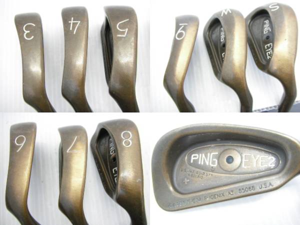 H823/PING EYE2 KARSTEN/ピン 黒目 アイアンセット9本