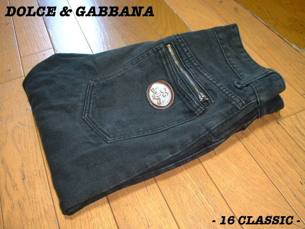 高級DOLCE&GABBANAジーンズ48正規ドルチェ&ガッバーナ16CLASSIC Dolce 