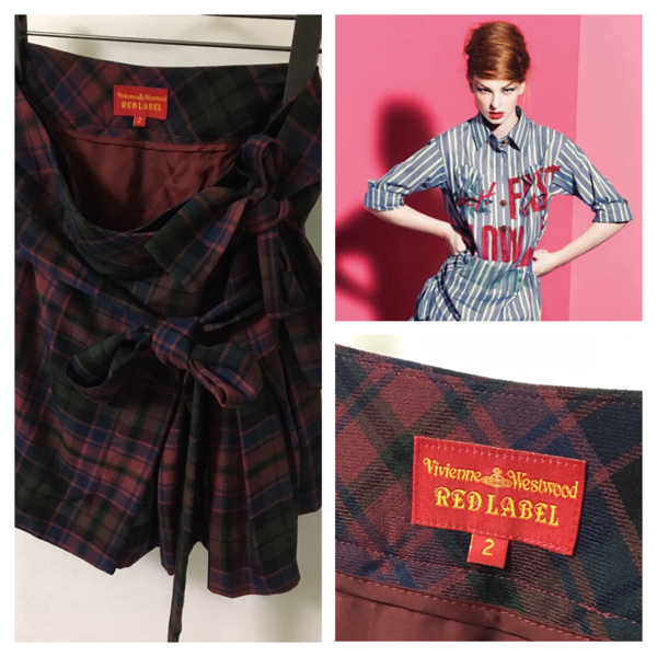 vivienne wood RedLabel ヴィヴィアン レッド プリーツスカート