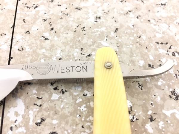 西洋剃刀 WESTON 1065 未使用品 理容 床屋 理髪 希少 S70