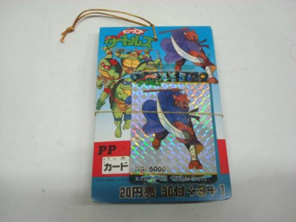 タカラ ミュータント タートルズ PPカード　1束（30付3+1）