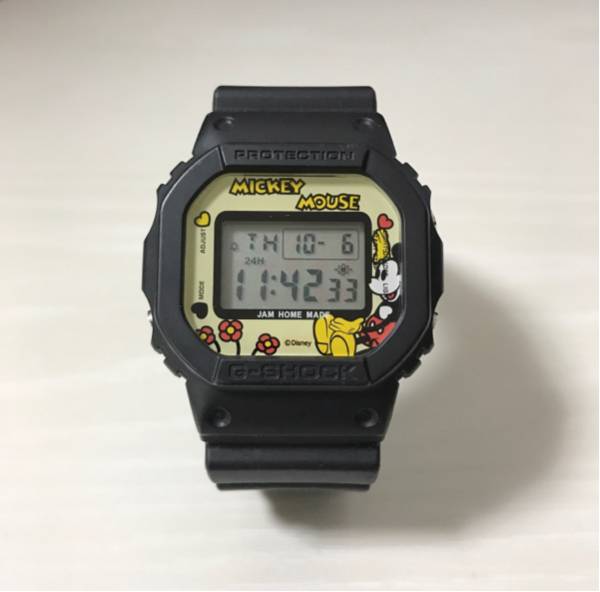 ジャムホームメイド カシオ G-SHOCK ミッキー 新品電池交換済 HOME JAM MADE x G-SHOCK CASIO × Jam Casio Mickey MOUSE MICKEY
