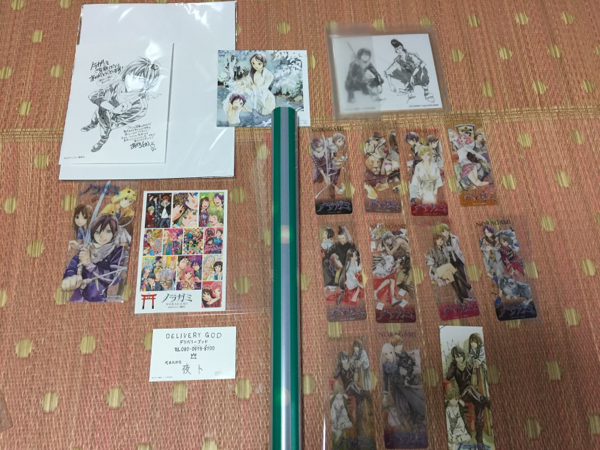 ★ノラガミ グッズ 特典ペーパー・プリクラ風シール他★