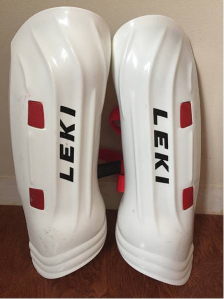 LEKI レガース シンガード スキープロテクター 白