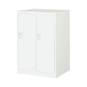 〔訳あり・在庫処分〕パーソナルロッカー ミニ（2人用） ホワ