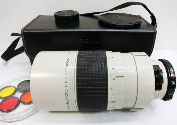 希少 パール SIGMA MIRROR-TELEPHOTO 1：13.5 ｆ＝1000㎜ 完備品