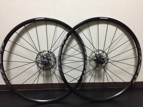 shimano RX-31ディスクブレーキ用ホイール前後セット ローター付