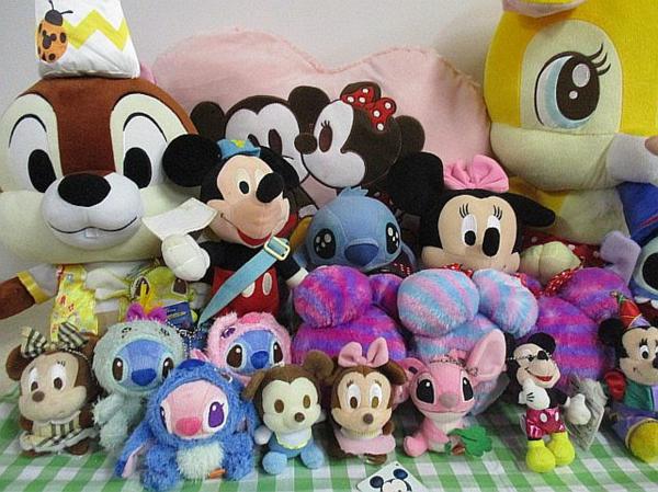 O3157M ディズニー ミッキー・スティッチ 他 ぬいぐるみ大量