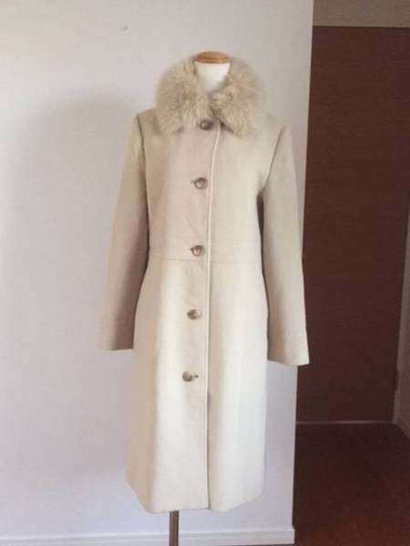 NEWYORKER ニューヨーカー コート アンゴラ 羊毛 11AR 美品