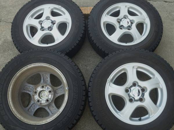 パジェロミニタイヤ 175/80R15 ○パジェロミニ純正アルミ 175/80R15 12年製中古売切り！ ホイール
