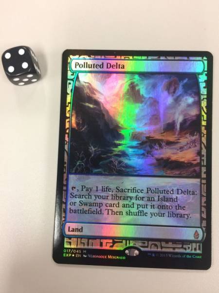 PRM 汚染された三角州 英 foil #4 NM- MTG