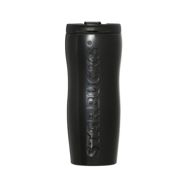 スターバックス ステンレスタンブラーエンボスロゴブラック 355
