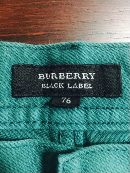 バーバリーブラックレーベル 秋冬 カラーデニム 76【S】未使用品