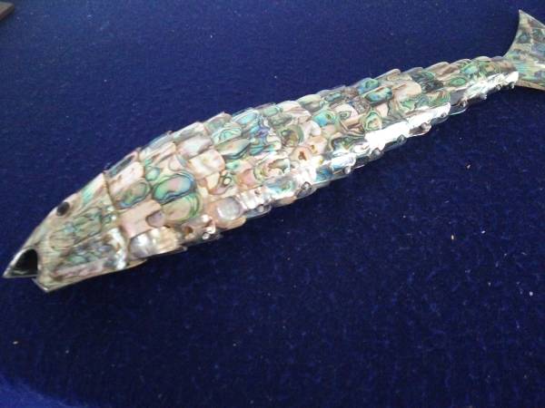 総螺鈿細工自在魚　清時代とありました　超技巧工芸