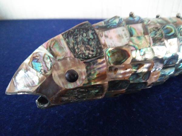 総螺鈿細工自在魚　清時代とありました　超技巧工芸