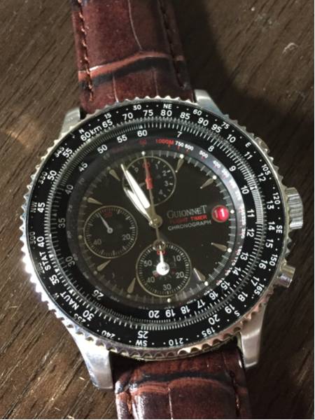 @Guionnetのクオーツクロノグラフ中古稼働品