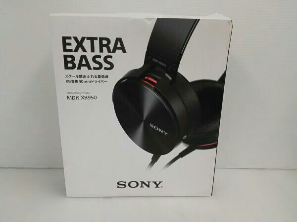ソニー MDR-XB950 B ステレオヘッドホン (ブラック)