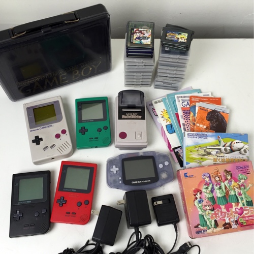 GAMEBOY/GAMEBOYADVANCE 任天堂 本体6個 ソフト31個 まとめて！