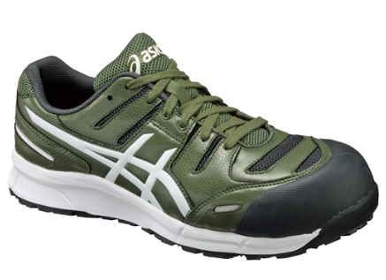 【アシックス】 安全靴 ウィンジョブR FCP103-7901 緑x白 25.0cm