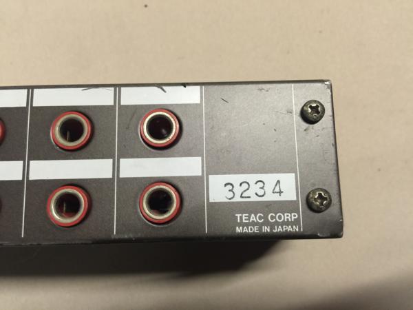 c415【TASCAM / タスカム】パッチベイユニット PB-32P(パッチベイ
