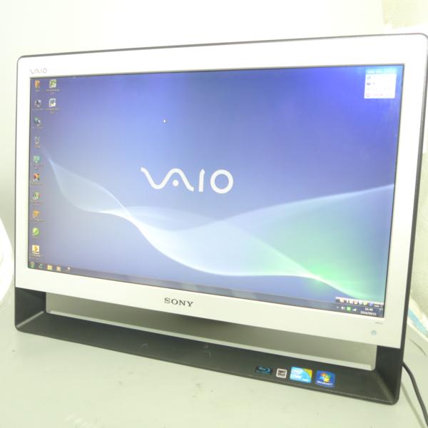 中古美品SONY一体型VPCJ128FJ地上波Corei5無線4G BD Win7 Office