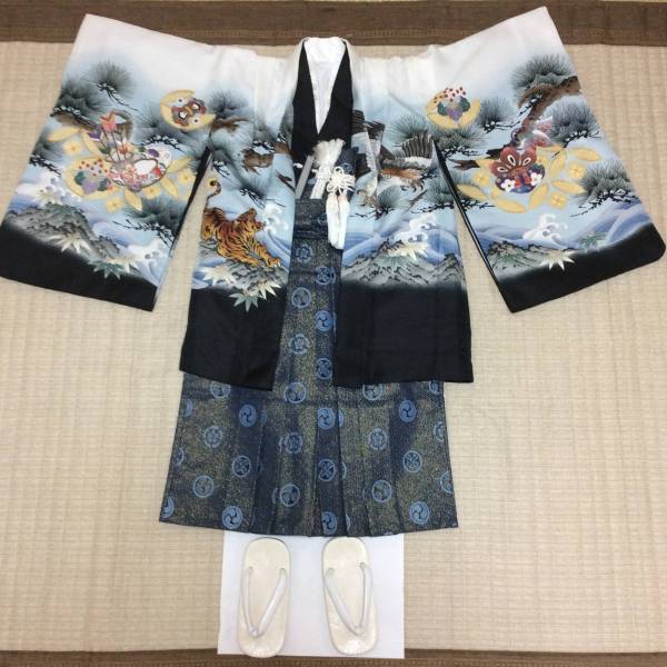 中古 七五三 男の子 着物フルセット 中古良品七五三 5歳 【公式通販】