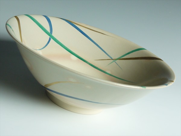 K808 平安 瑞光 造 武蔵野 鉢 盛器 共箱_1