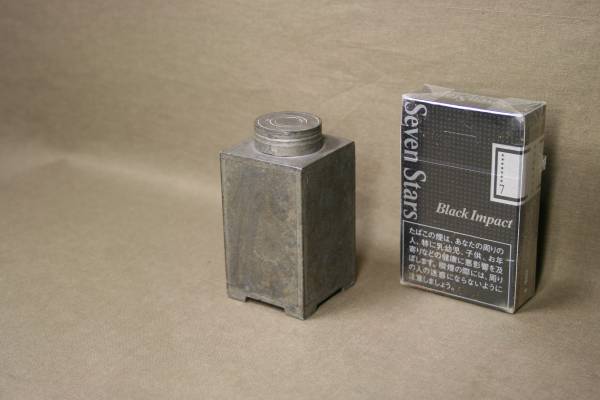 ○葡萄○ ☆初出！中国古玩 古錫 小さな茶心壺／茶入☆ 煎茶道具