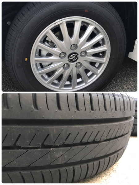 ノアS-Z純正アルミ+タイヤ(新車外し) 新車外し】トヨタ 90系ノア 純正