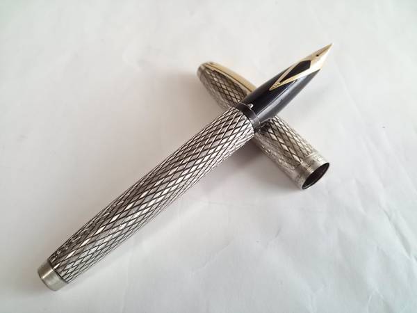 SHEAFFER シェーファー万年筆 スターリングシルバー 14K ペン先