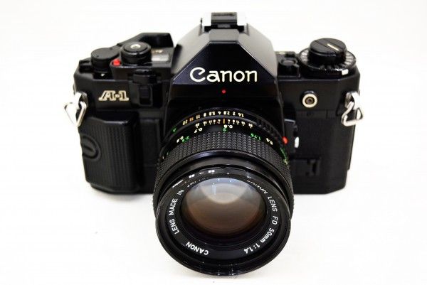 Canon キャノン A-1 +CANON LENS FD 50mm F1.4 レンズ 送料無料 Canon