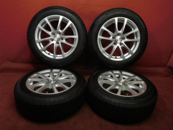 【087S】セット4本*15×6.5J 5穴 185/60R15 BS ICEPARTNER 14年