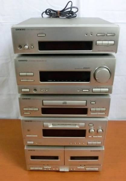ONKYO ESSAY ミニコンポ EQ-A5／R-A7／C-A7／MD-A7／K-WA7 ジャンク品