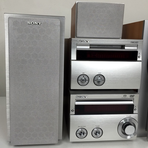 SONY CD/DVD/MD/TAPEコンポ スピーカー MDS-SE9 HCD-SE9 04年製 SONY