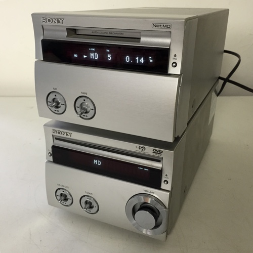 SONY CD/DVD/MD/TAPEコンポ スピーカー MDS-SE9 HCD-SE9 04年製 SONY