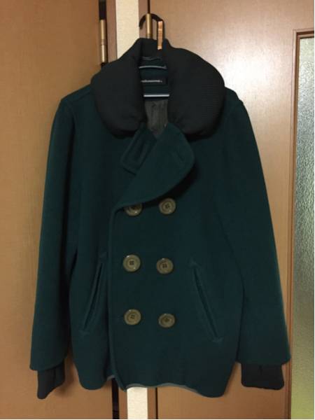 メルシーボークーmercibeaucoup ピーコート 緑 3