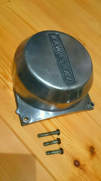 おとの　オーダー品 当時物☆kawasaki KH250純正ポイントカバー☆♪旧車 ケッチ